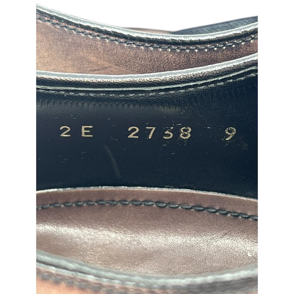 Prada Brown Leather Derby Dress Shoes Made in Italy Lace Up Minimalist Luxury 9 - Picture 11 of 14